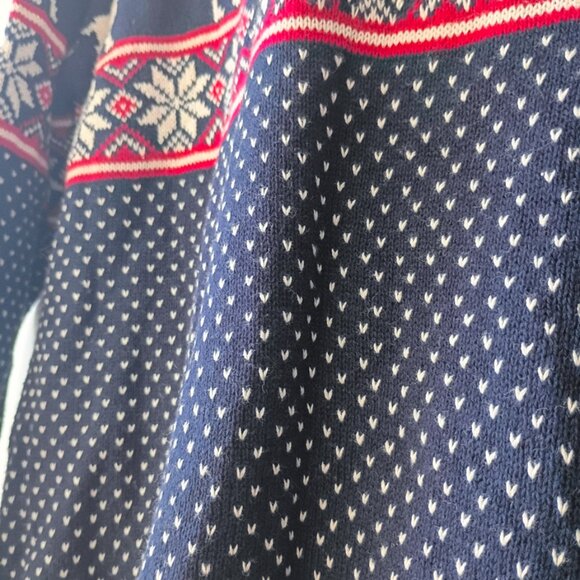 ASPEN Men's Xmas Navy Blue Sweater Crewneck | Size M - Picture 6 of 6